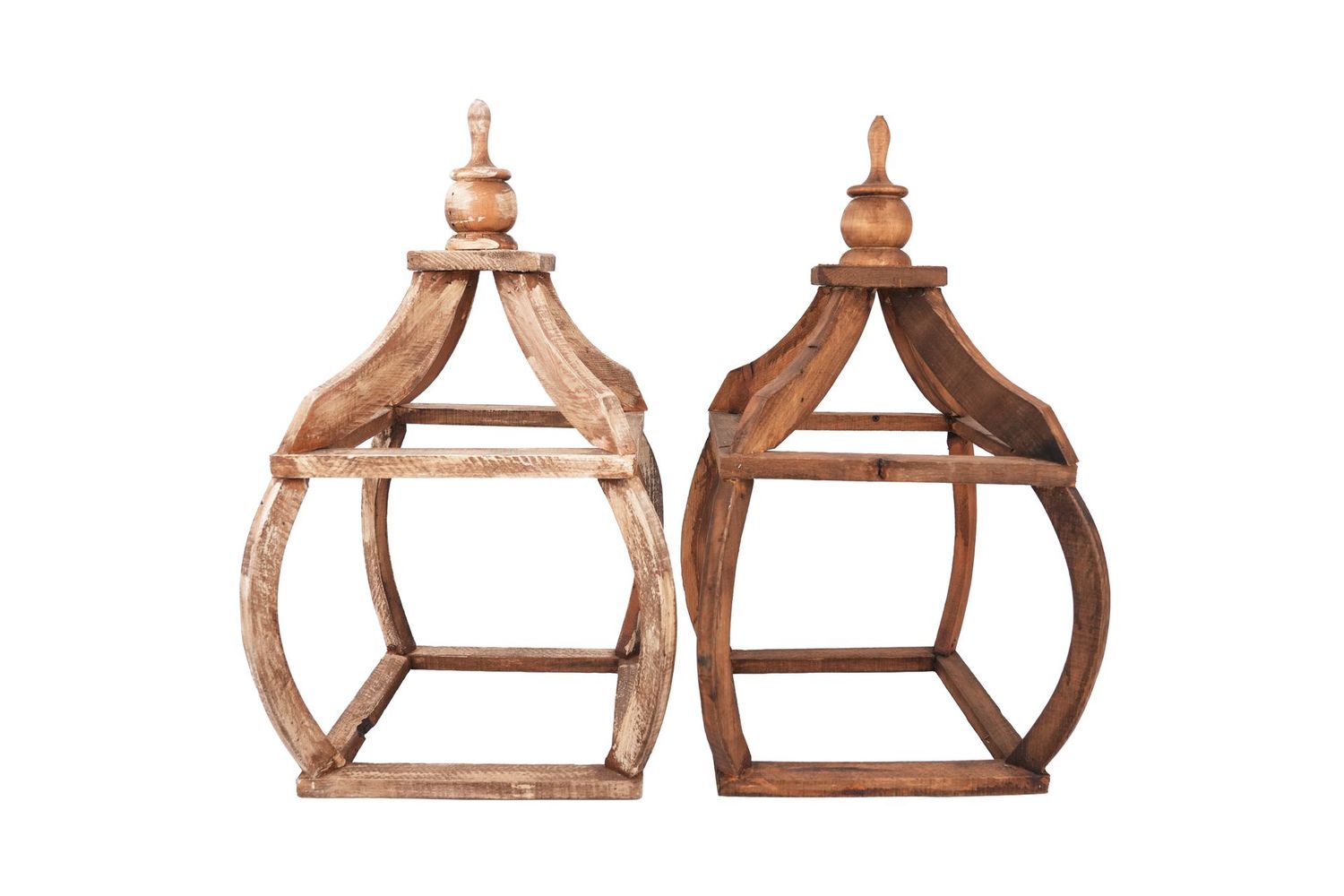 Globe Farmhouse Wood Lantern-Home Decor-Rustic-Centerpiece-12x12x25 inches-NEW Globe Farmhouse Wood Lantern-Home Decor-Rustic-Centerpiece-12x12x25 inches-NEW