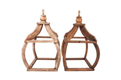 Globe Farmhouse Wood Lantern-Home Decor-Rustic-Centerpiece-12x12x25 inches-NEW Globe Farmhouse Wood Lantern-Home Decor-Rustic-Centerpiece-12x12x25 inches-NEW