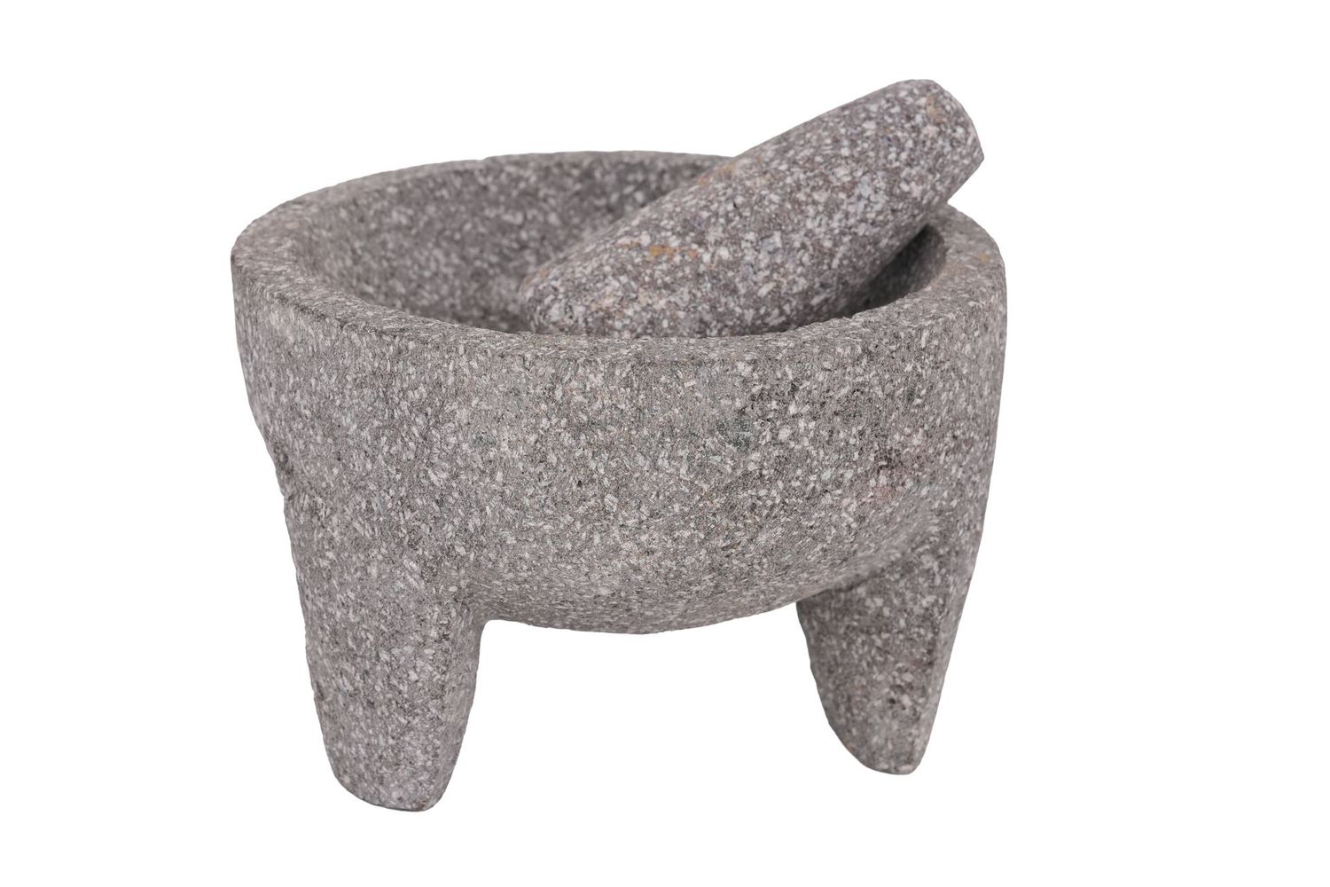 Mortar & Pestle-Molcajete-Mexican-Stone-8x8x5.5-Stone Grinder-Kitchen-NEW