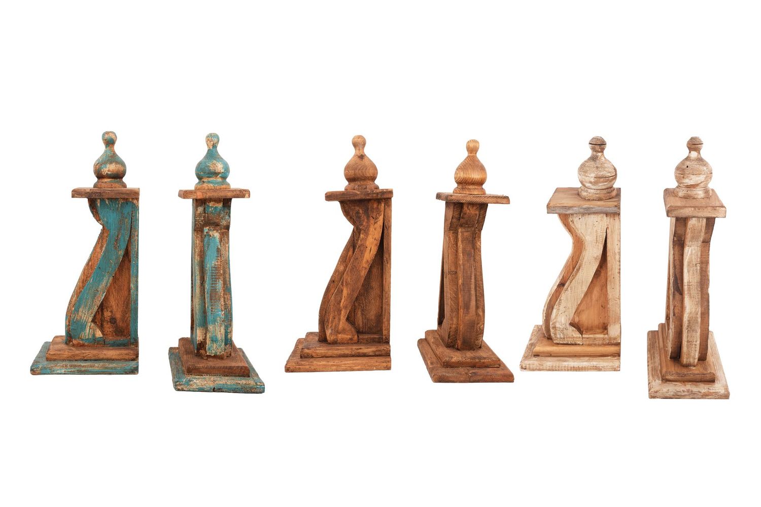 Mopac Farmhouse-Bookend-Wood Corbel-6Wx8Dx18H-Three Colors