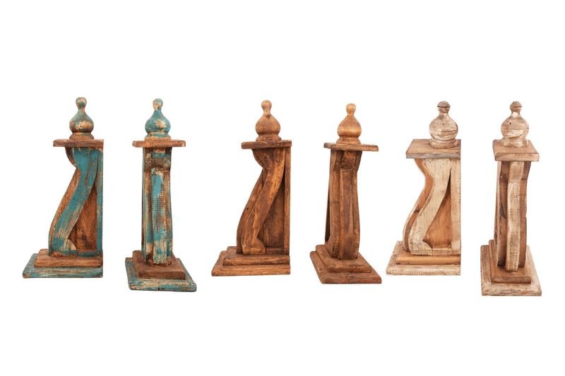 Mopac Farmhouse-Bookend-Wood Corbel-6Wx8Dx18H-Three Colors