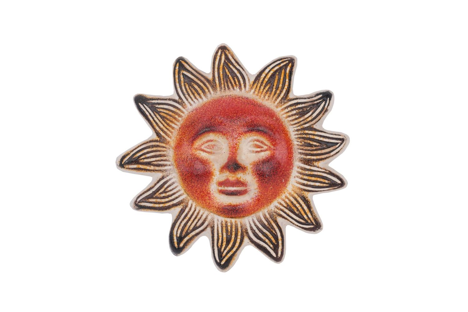 Mystic Clay Sun-10 inches-Handmade-Wall-Farmhouse-Rustic-Mystic Clay Sun Mystic Clay Sun-10 inches-Handmade-Wall-Farmhouse-Rustic-Mystic Clay Sun