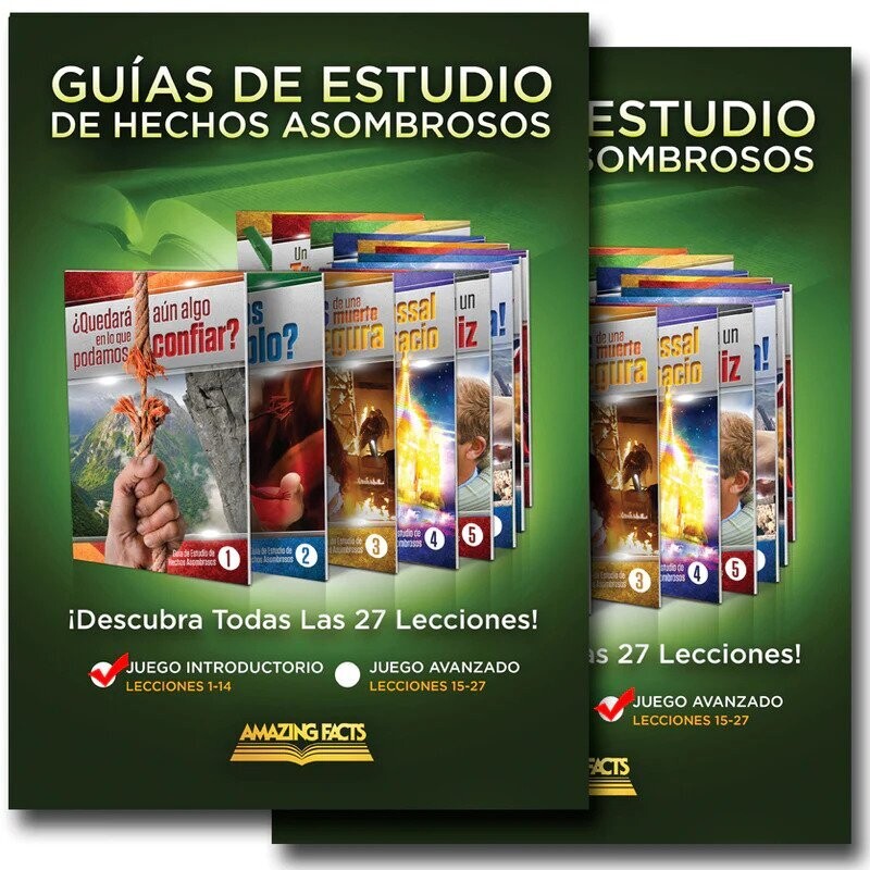 Amazing Facts Bible Study Guides Spanish Complete Set (D9)