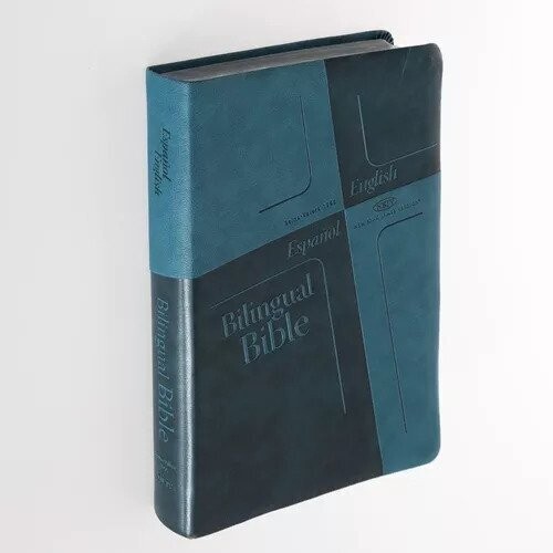 Bible Bilingual Spanish/English Blue (D10)