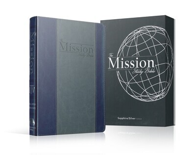 Mission Study Bible - KJV Sapphire/Silver (B2)