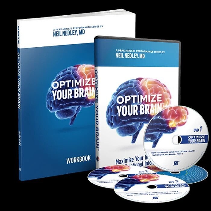 Optimize Your Brain DVD Series, Workbook and Music CD (B6)