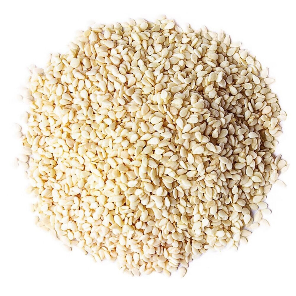 703 Sesame Seeds White Organic - 1 lb. (CC1)