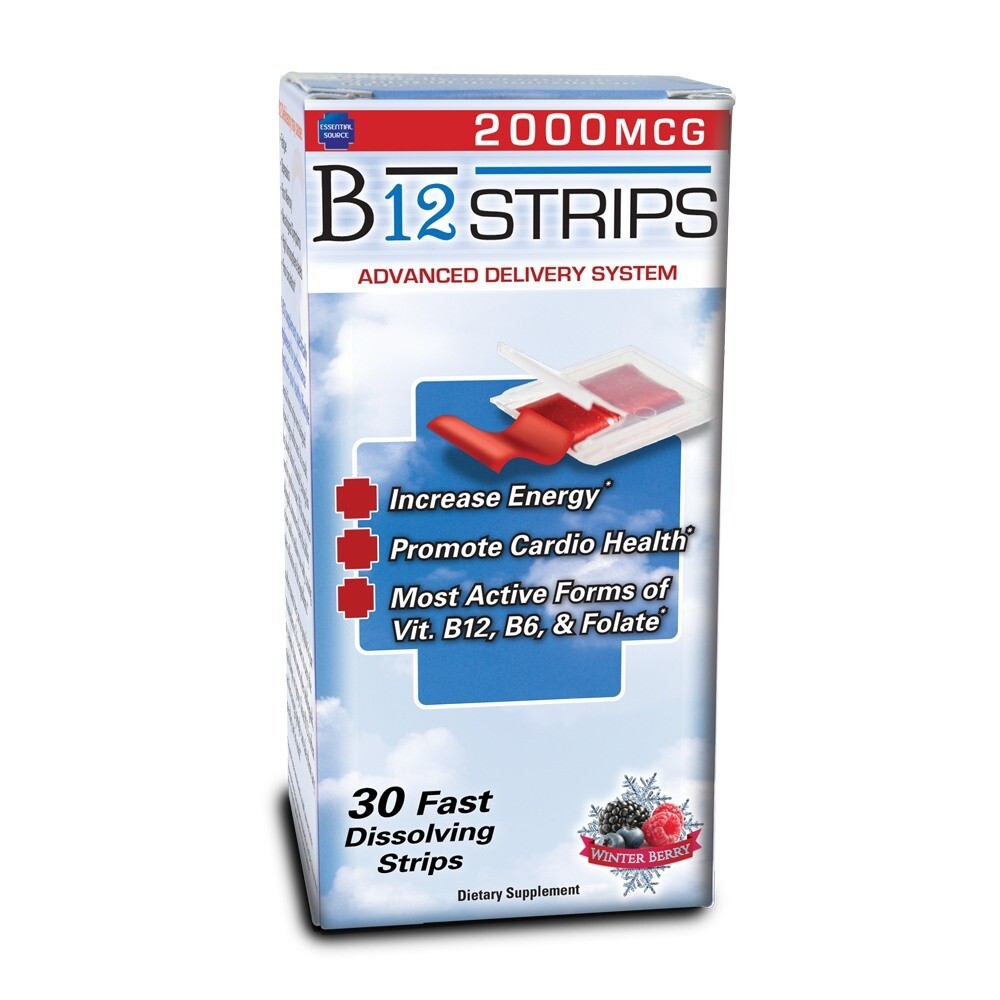 Essential Source B12 Strips 2000 mcg (30 Count)