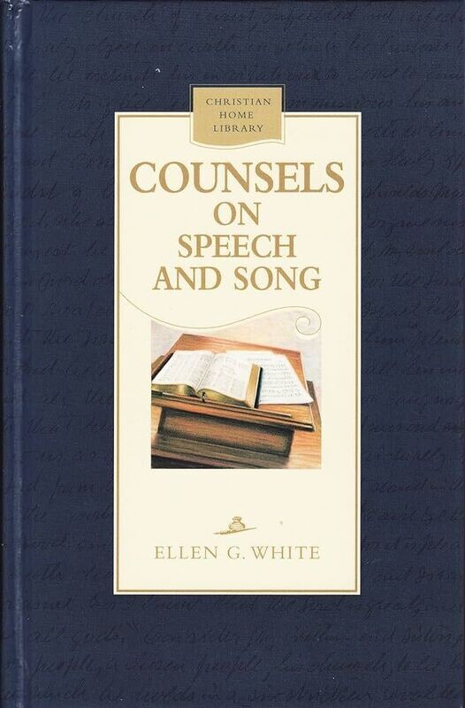Counsels on Speech and Song Hardback Blue - EGW D2