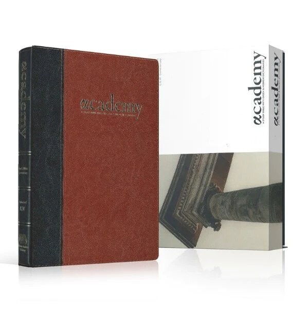 Academy Study Bible - Genuine Goatskin Leather - Chestnut
