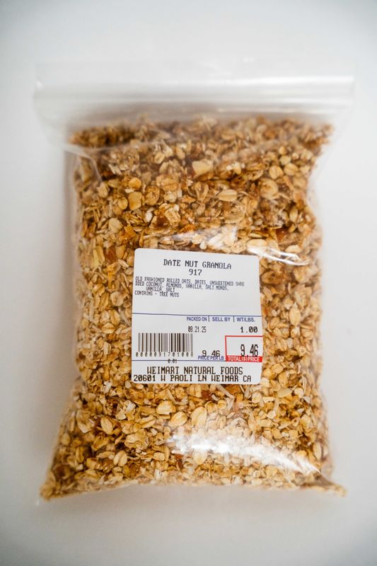 Date Nut Granola