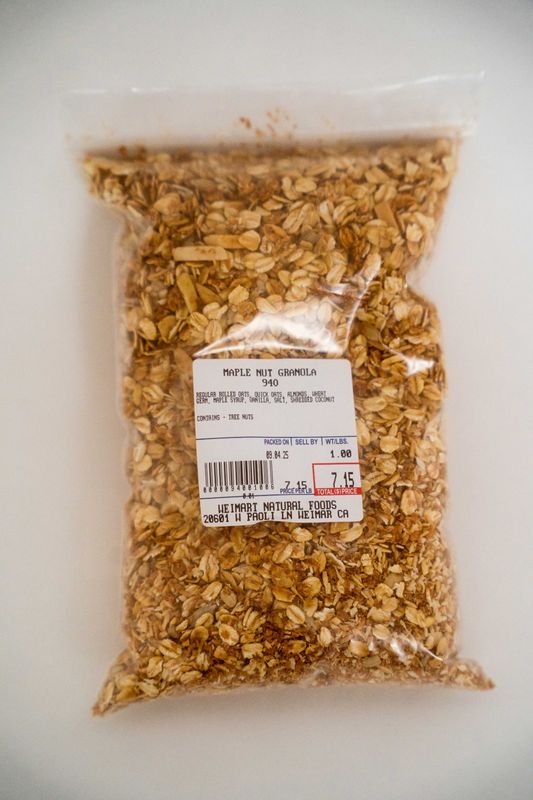 Maple Nut Granola