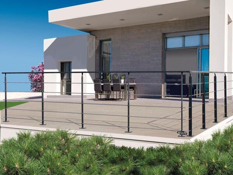 Balcon Linea Rivoli lisses brutes