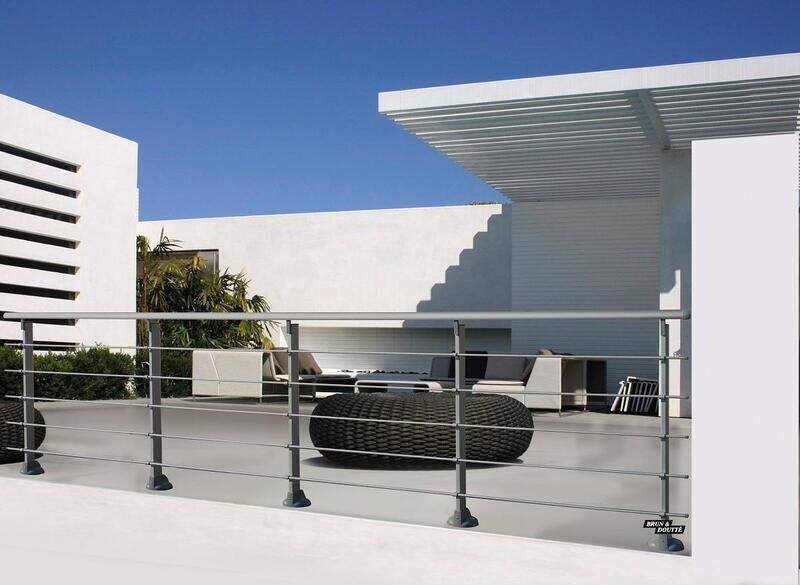 Balcon Linea Austin aluminium anodisé
