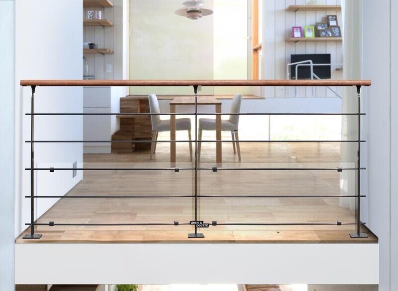 Balcon Linea Rivoli gris bois