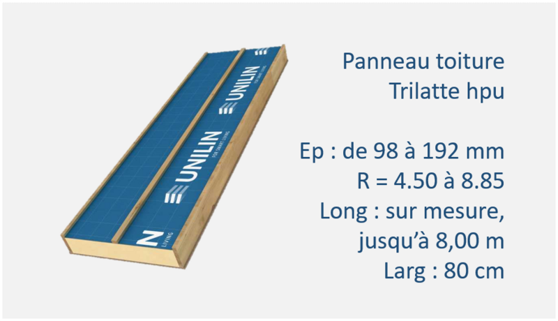 Panneau toiture - Trilatte hpu