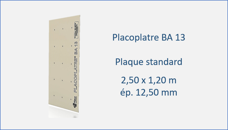 Placoplatre BA 13
