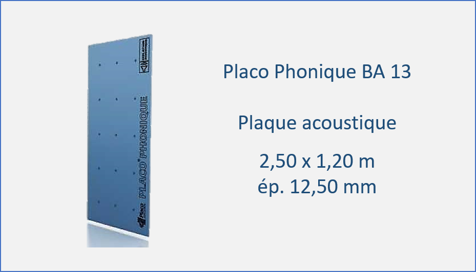 Placo Phonique BA 13