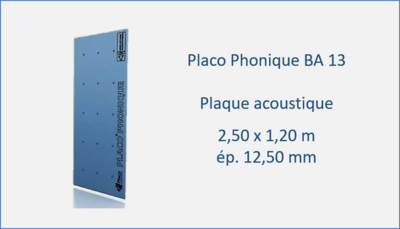 Placo Phonique BA 13