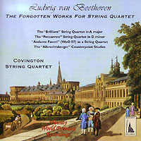 Oeuvres de Beethoven oubliées, complétées ou transcrites pour Quatuors à cordes