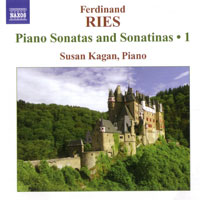 Sonates pour piano de Ferdinand Ries, 2 oeuvres exceptionnelles Volume 1 - 
Élève de Beethoven