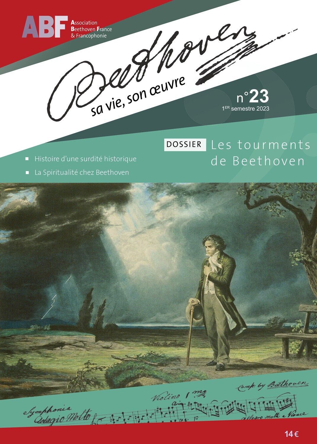 Beethoven Revue n°23, dossier spécial Les Tourments de Beethoven