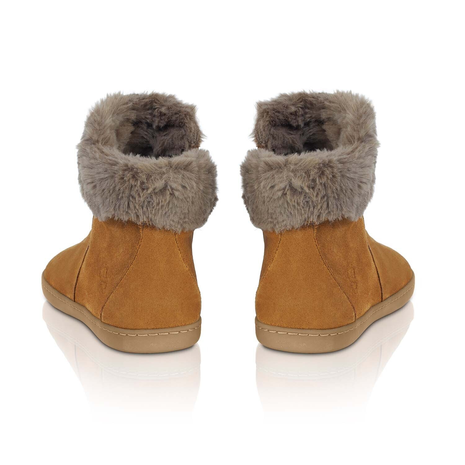SHAPEN Fluffy Brown Size EU 39 &amp; 41