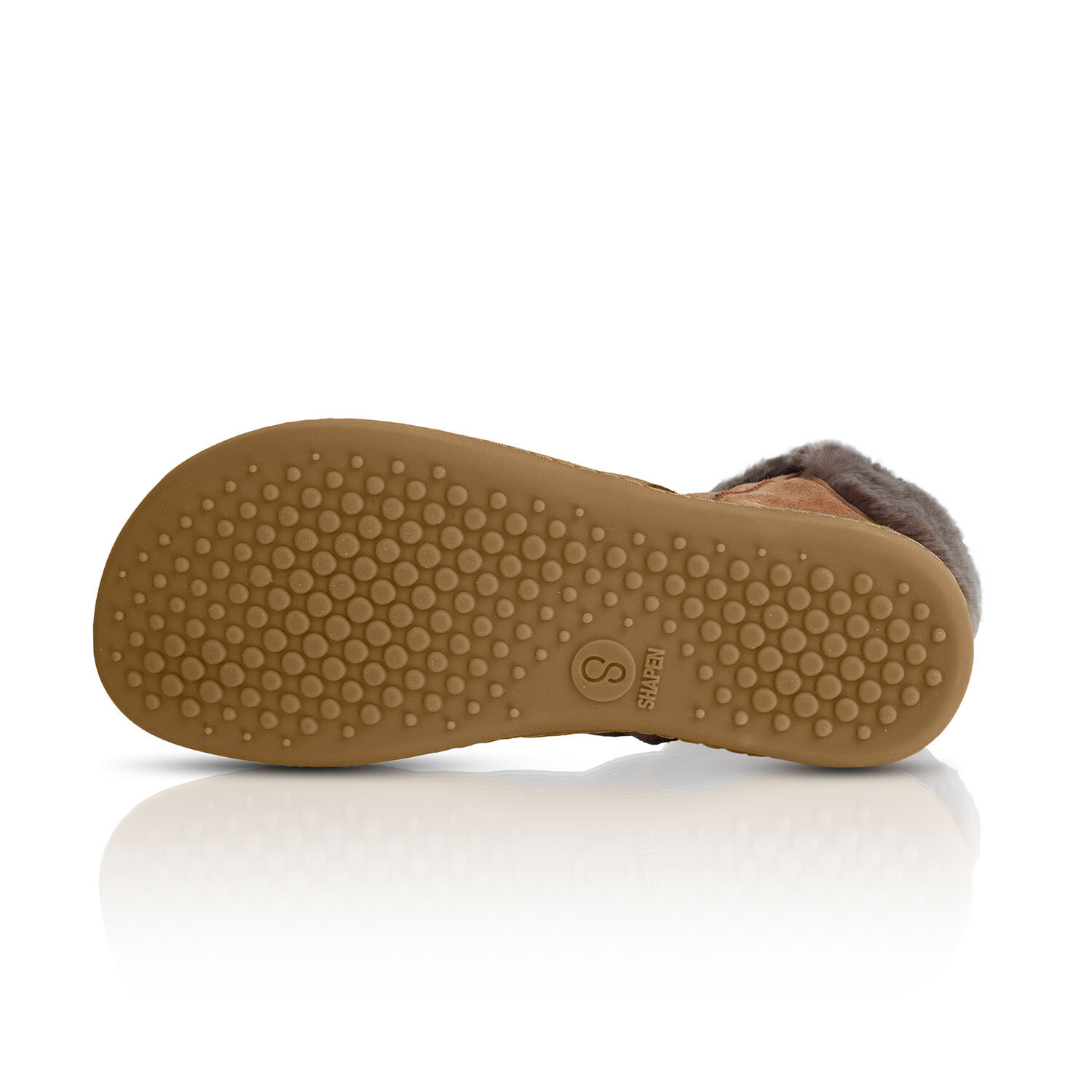 SHAPEN Fluffy Brown Size EU 39 &amp; 41