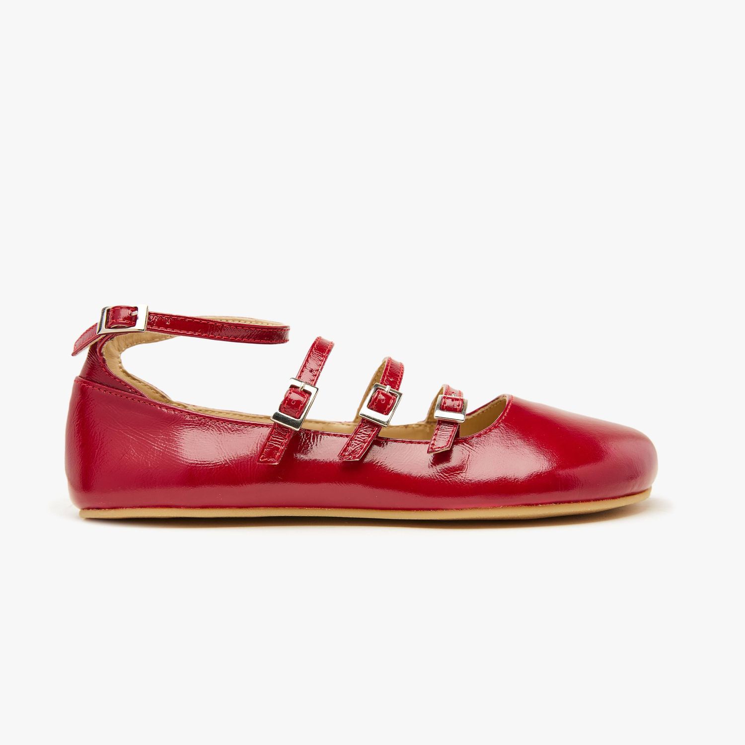 ORIGO Mary Jane Patent Cherry