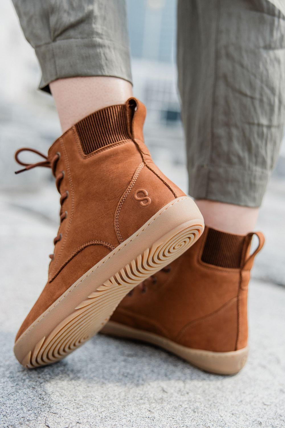 SHAPEN URBANEER 2.0 CARAMEL winter barefoot boots