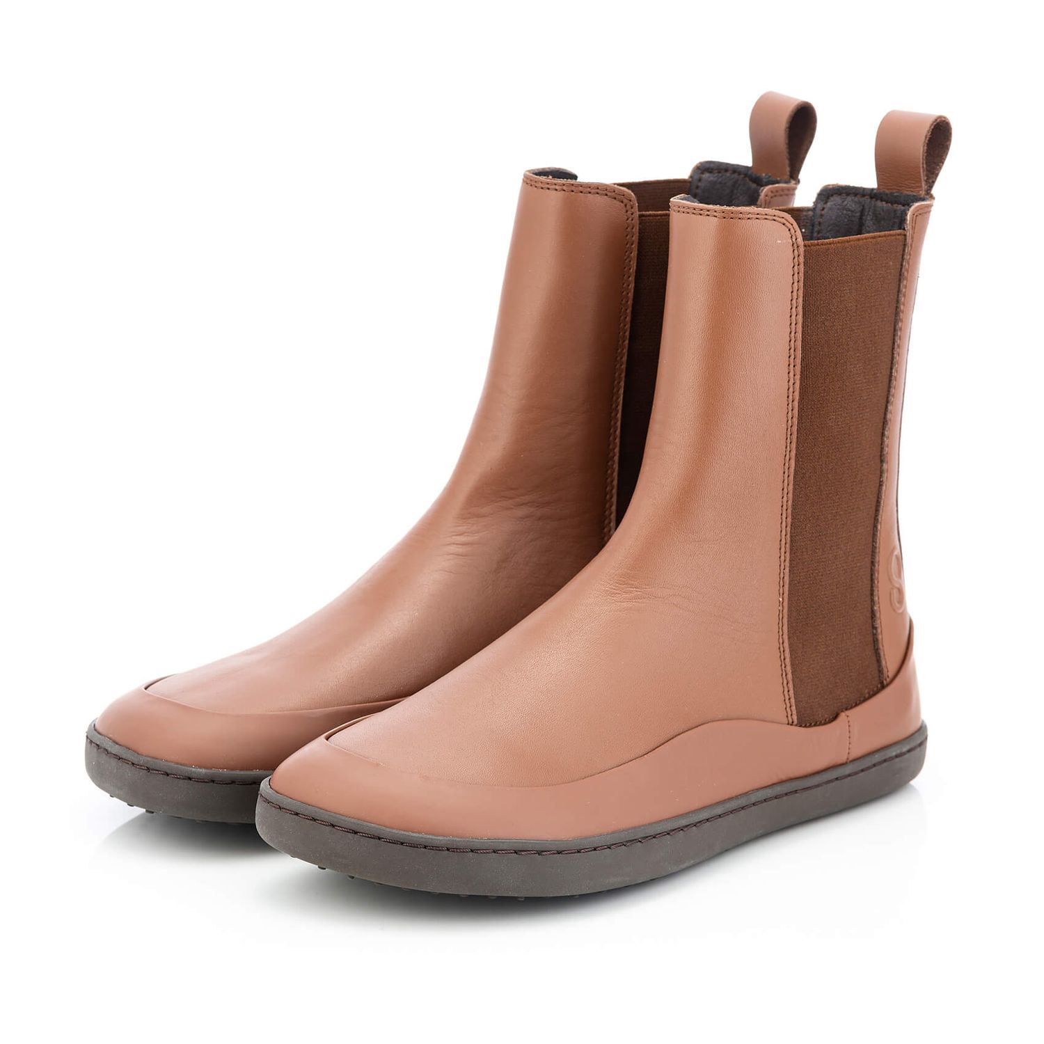 SHAPEN VICTORY Brown Chelsea Boots Size EU 38 &amp; 39