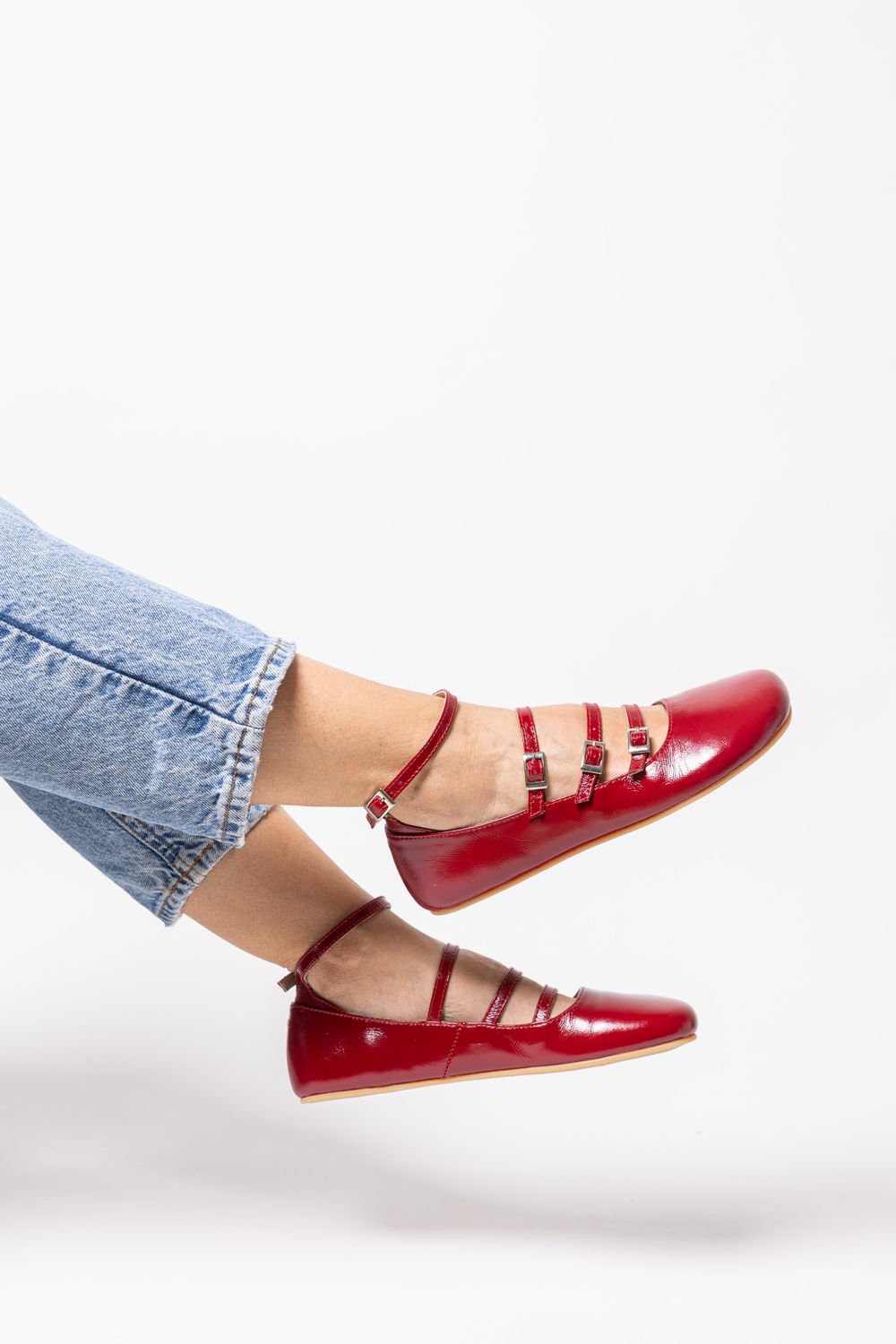 ORIGO Mary Jane Patent Cherry Size EU 37