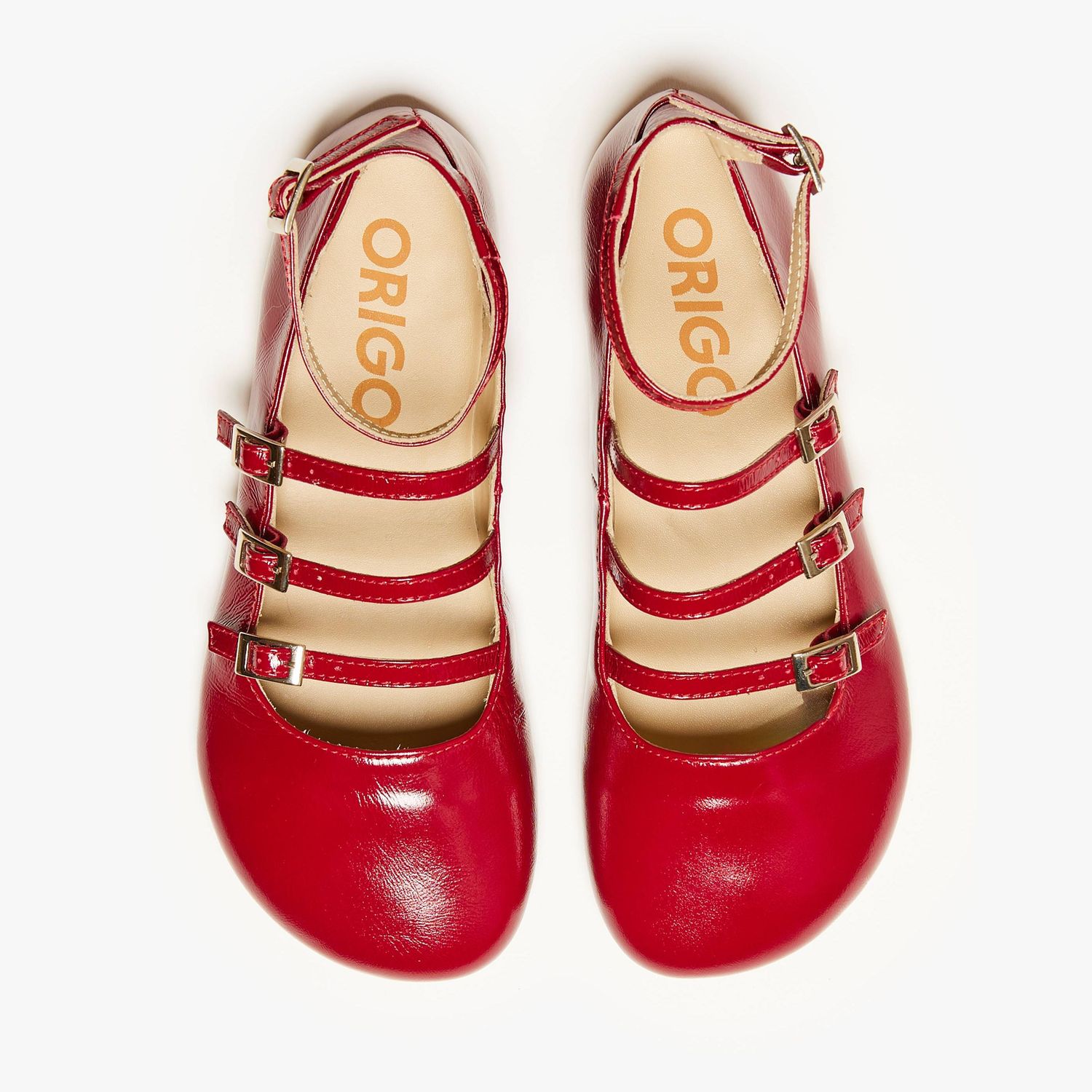ORIGO Mary Jane Patent Cherry Size EU 37