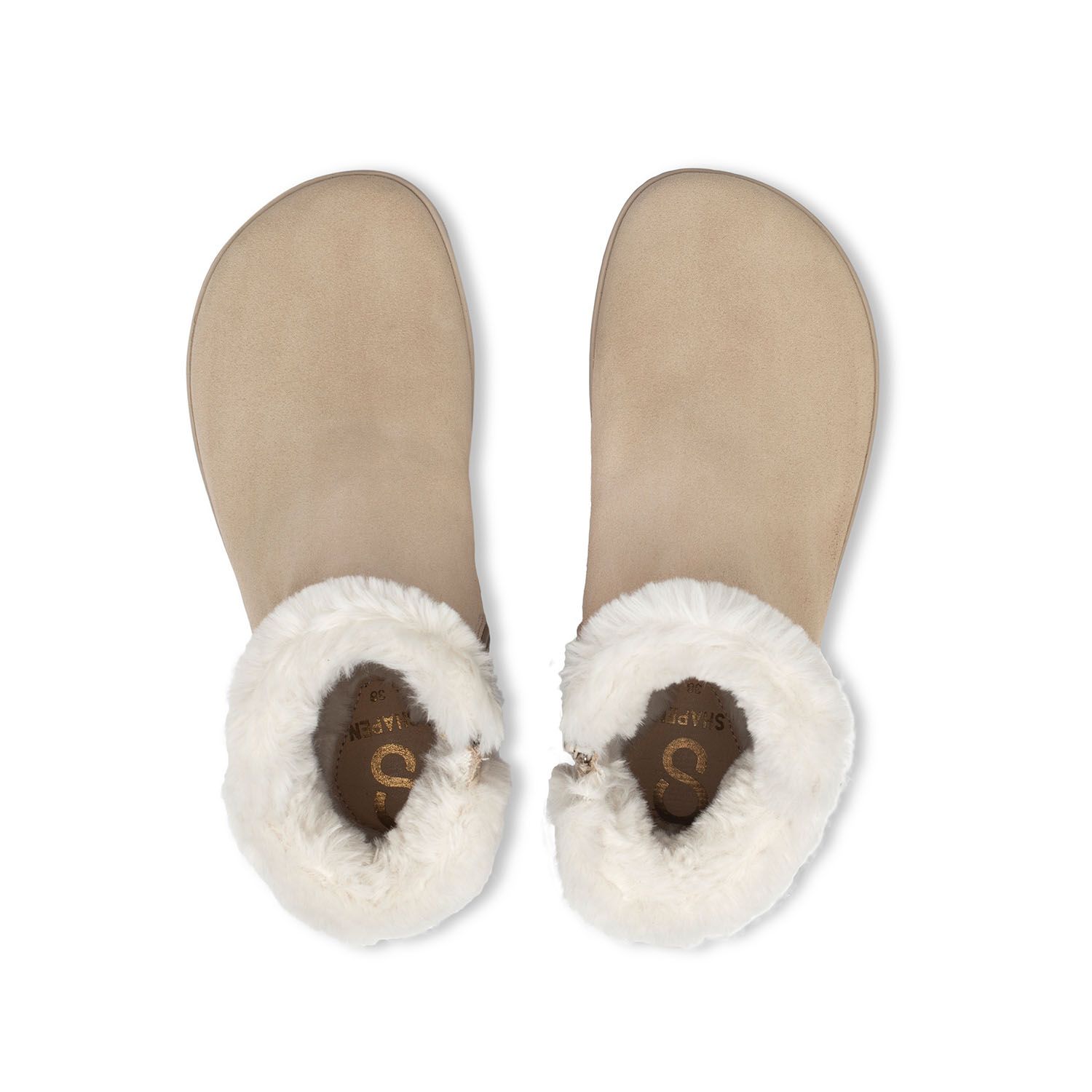 SHAPEN Fluffy Beige Size EU 38 &amp; 41