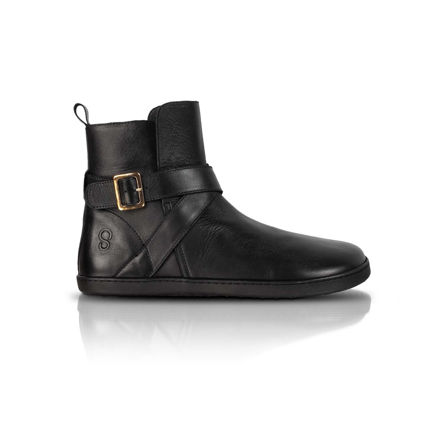 SHAPEN Divine Black Ankle Boot