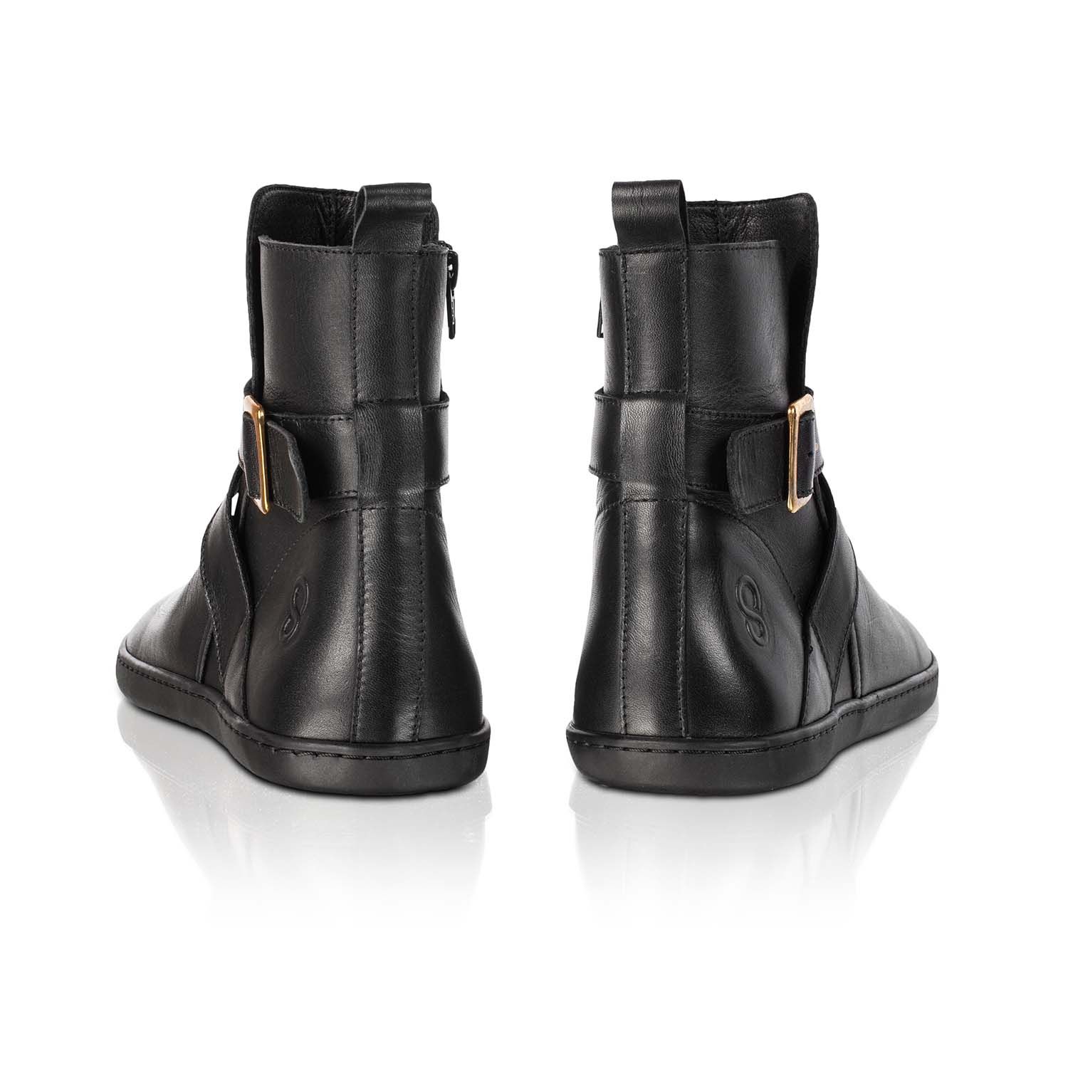 SHAPEN Divine Black Ankle Boot