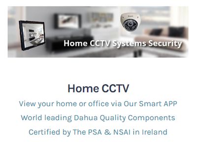 CCTV Installation &amp; Maintenance Services POA