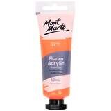 Mont Marte Fluoro Acrylic Paint 50ml - Orange PMFL5002