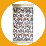 Eznik Prayer Mat White سجادة صلاة ازنيك علي شكل ازهار