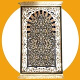 Al Rawdah Mehrab Premium Prayer Mat Green سجادة روضة المحراب اخضر