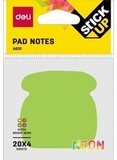 Deli A031 Fancy Shapes Sticky Notes, 7.6 x 7.6cm, Multicolor