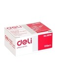 Deli Office Series Round Paper Clips, 29mm, Silver