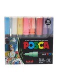 Uni Posca Bullet Marker, 16 Pieces, PC-1M, Multicolour