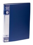 Maxi Display Book, 40 Pockets, Blue