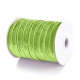 Neon Green Color 1/2&quot; Velvet Ribbon 50Yards for DIY Crafts Sewing Gift &amp; Decor