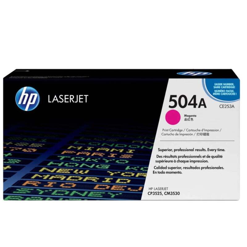 HP 504A Magenta Toner Cartridge - CE253A