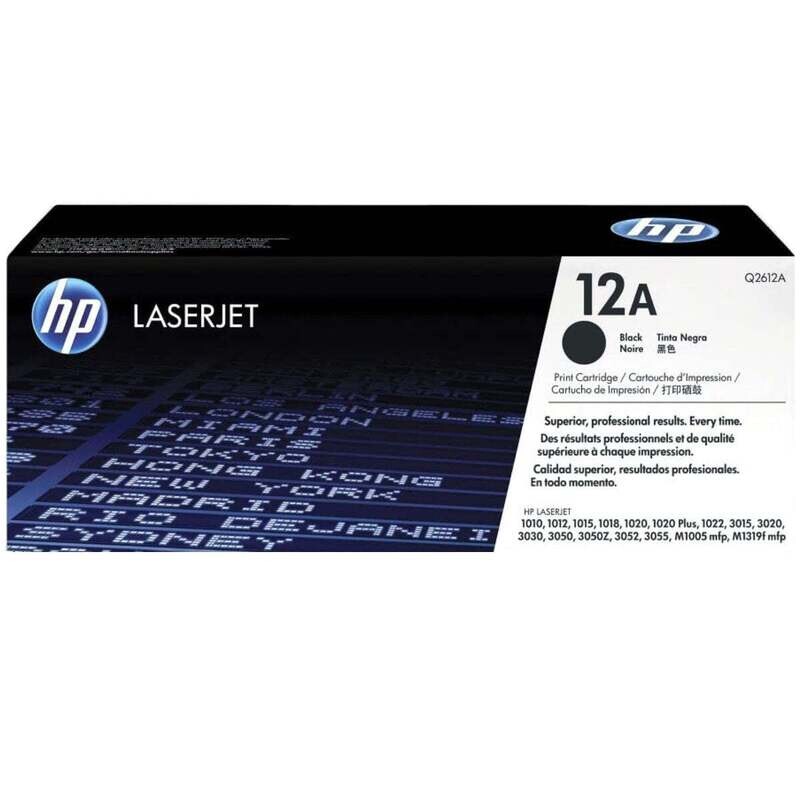 HP 12A Black Toner Cartridge - Q2612A