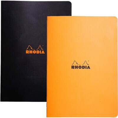 RHODIA Notebook A4, Graph Ruled, 80gsm, 96/pages, Assorted Colors