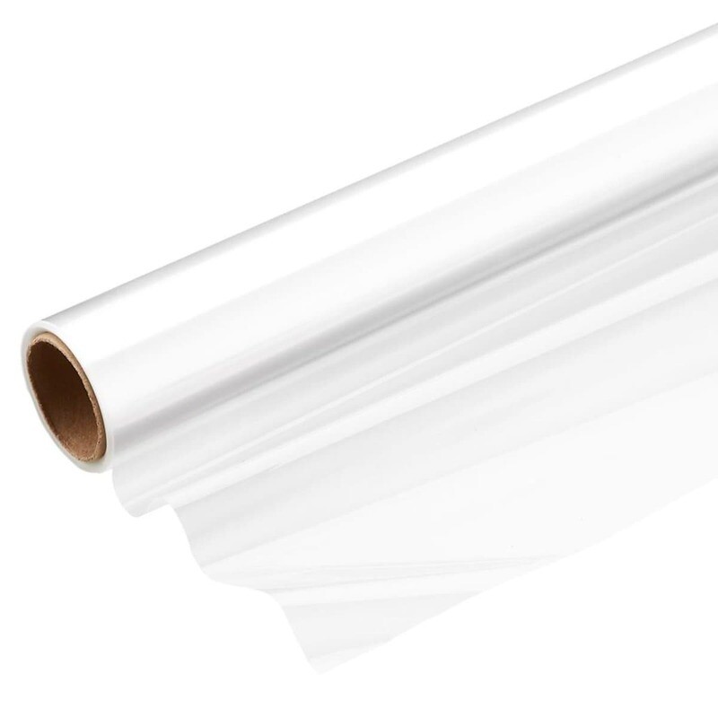 Paul Clear Cellophane Wrapping Paper, 70cm x 5m, Transparent