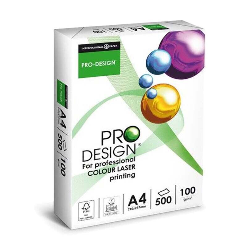 PRO-DESIGN Premium Paper A4, 100gsm, 500sheets/pack, White